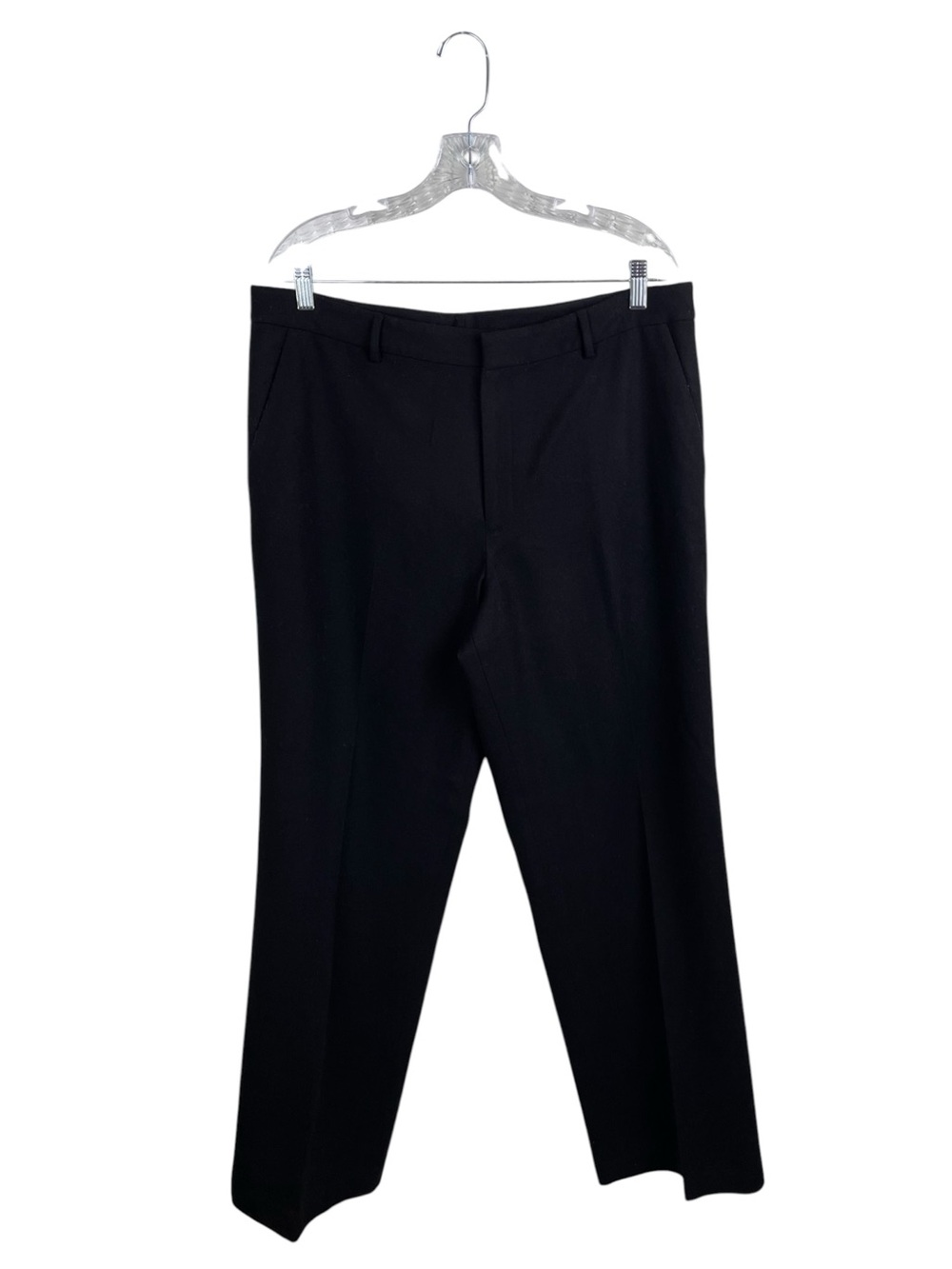 Vintage Lauren Ralph Lauren Black Wool Trousers Women's Size 16 Dark Academia